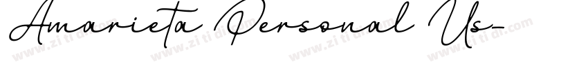 Amarieta Personal Us字体转换 Amarieta Personal Us字体转换